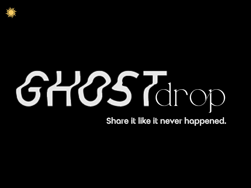 GhostDrop — Anonymous Encrypted File Sharing